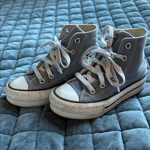 Kids lavender purple Converse